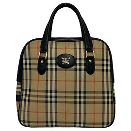 Bolso Burberry Nova Check de lona y cuero