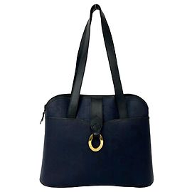 Saco Tote em couro Christian Dior com padrão Trotter