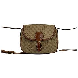 Céline Celine Vintage Macadam Blazon Pattern Mini Shoulder Bag