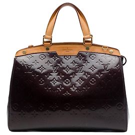 Louis Vuitton Purple Monogram Vernis Brea GM