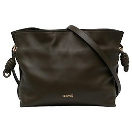 Clutch Mini Nappa Flamenco Knot LOEWE Marrón