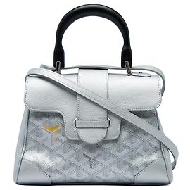 Goyard Silver Mini Goyardine Precious Metals Saigon Souple