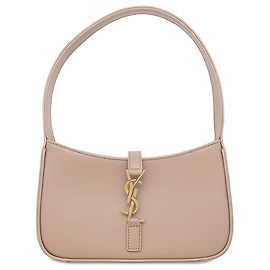 Autre Marque Saint Laurent Beige Mini Smooth Calfskin Le 5 a 7