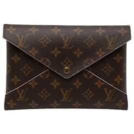 Louis Vuitton Brown Monogram Pochette Kirigami GM