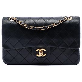 Chanel Black Small Classic Lambskin Double Flap