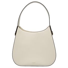 Salvatore Ferragamo Ferragamo White Medium Calfskin Smile Hobo