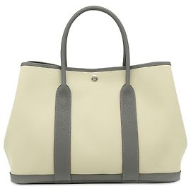 Hermès Beige Toile and Negonda Garden Party 36