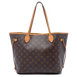 Louis Vuitton Brown Monogram Neverfull Inside Out MM