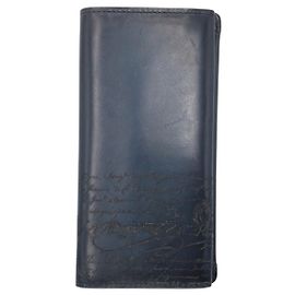 Cartera larga de cuero Berluti Scritto Calligraphy Espace En Wallet