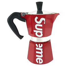 Cafetière Moka Express Supreme en acier inoxydable