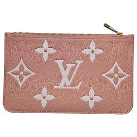 Louis Vuitton Pouch Monogram Empreinte Leather Pink