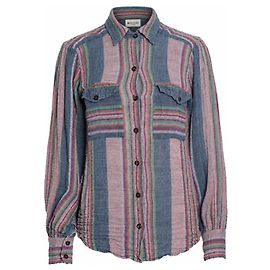 Masscob, camicia a righe multicolore