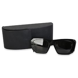 Prada Black Acetate Symbole Sunglasses SPR B18