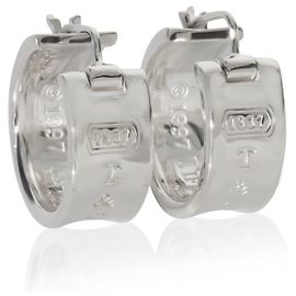 Orecchini a cerchio Tiffany & Co. 1837 in argento sterling