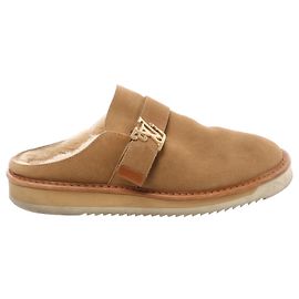 Louis Vuitton x NIGO LV Cozy Line Suede x Boa Mouton Mules in Brown BM0270, Size EU 43
