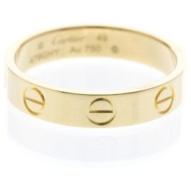 Anillo Mini Love Cartier en oro amarillo 18K