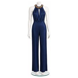 Mono Jenny Packham de viscosa azul marino