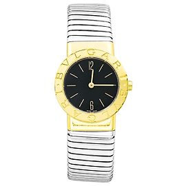 Relógio Bulgari, "Bulgari-Bulgari", modelo "BB 26", ouro e aço.