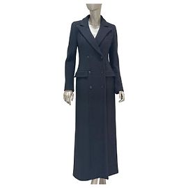 Chanel Herbst 2006 Wollmantel mit Fischgrätenmuster - FR 38 gebraucht