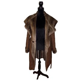Gerard Darel Webpelzmantel