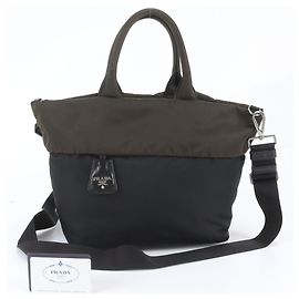 Prada Borsa a tracolla/Borsa Tote reversibile 2-Way in nylon (BN1959)