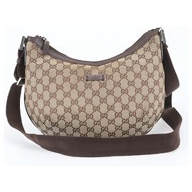 Bolsa Tiracolo Gucci em Lona GG e Couro