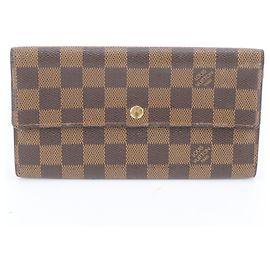 Louis Vuitton Damier Pochette Porte Monnaie Credit Long Wallet