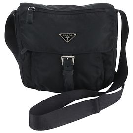 Sac à épaule Prada Tessuto Nylon avec logo triangle