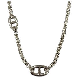 Hermès Hermes Modell 2023 AG925 Chaine d'Ancre Farandole Long Necklace