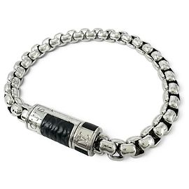 Bracelet à breloques argenté Louis Vuitton
