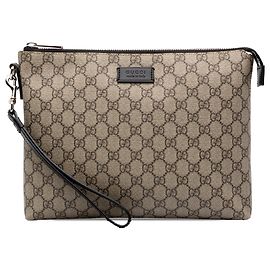 Clutch Gucci Beige GG Supreme
