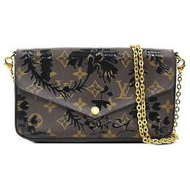 Louis Vuitton Brown Monogram Blossom Pochette Felicie