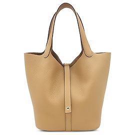 Hermès Beige Clemence Picotin 22