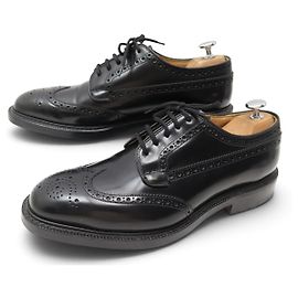 SCARPE CHURCH'S GRAFTON DERBY 7G 41 TRIPLES SEMELLES PELLE NERA