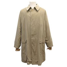 TRENCH COAT VINTAGE IMPERMEABILE ARNYS EQUESTRE 50 M IN POLIESTERE BEIGE
