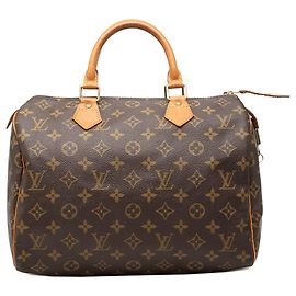 Bolso Boston Louis Vuitton Monogram Speedy 30 Marrón