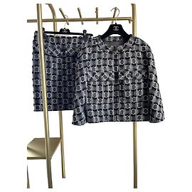 Saia Chanel de tweed color-block