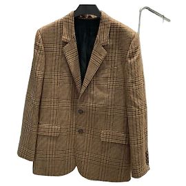 Céline Wool Check Jacket