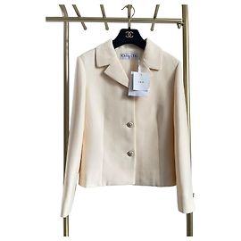 Chaqueta Blazer Dior 24 F/W de lana blanca