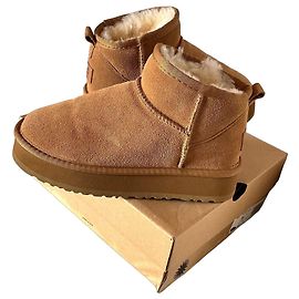UGG Stivaletti Classic Ultra Mini Platform - Camoscio Chestnut