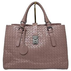 Bottega Veneta Roma Tote Bag in pelle Intrecciato - Nude