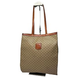 Céline Sac cabas Vintage Celine Macadam Canvas c. 2008 Beige Brown