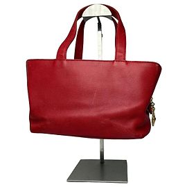 Borsa Tote strutturata in pelle Givenchy Vintage Rossa Oro