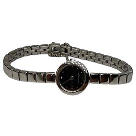 Courreges Orologio da polso con licenza Vintage Courrèges fine anni '90 Silver Black