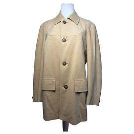 Veste Vintage Givenchy pour Homme effet Daim Beige M