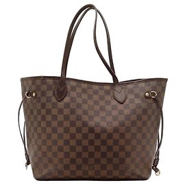 Louis Vuitton Neverfull MM Damier Ebene Shopper Bag