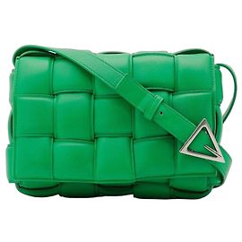 Bottega Veneta Borsa Cassette in pelle imbottita Verde