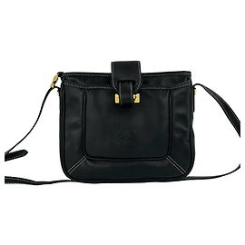 LOEWE Vintage Anagram Logo Schultertasche aus Leder