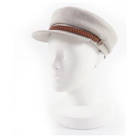 Hermès Casquette Deauville Serie Metal Cashmere Cap 57