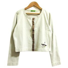 Autre Marque Alberobello Embroidered Collarless Cardigan Jacket
